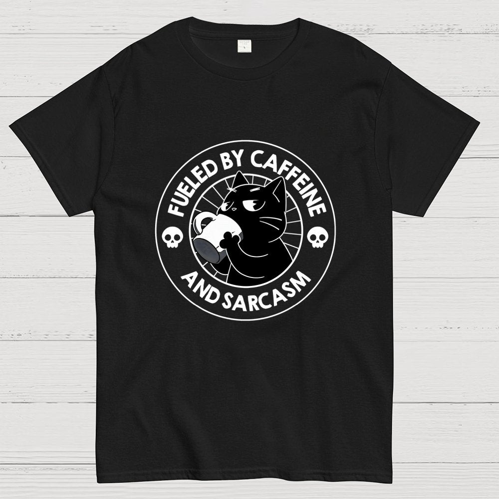 Fueled By Caffeine Geek T-Shirt
