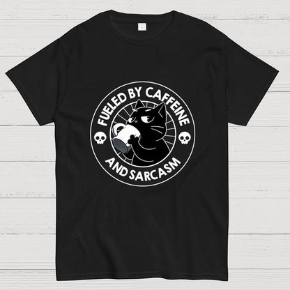 Fueled By Caffeine Geek T-Shirt