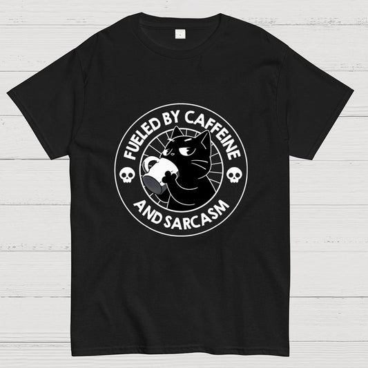 Fueled By Caffeine Geek T-Shirt