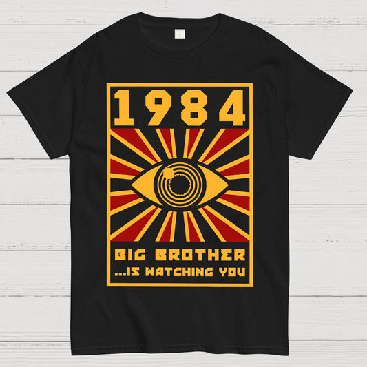 1984 Big Brother Is Watching You Geek T-Shirt