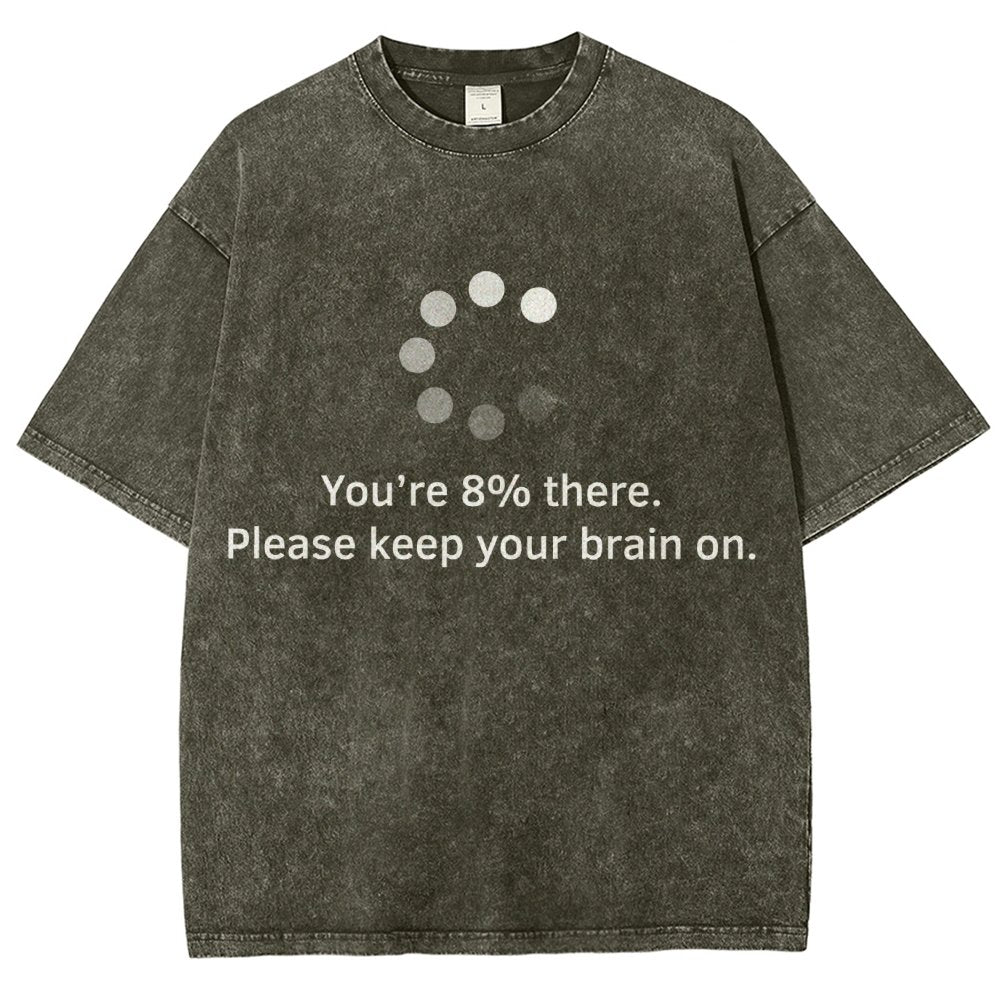 Brain Update Vintage Distressed T-shirt