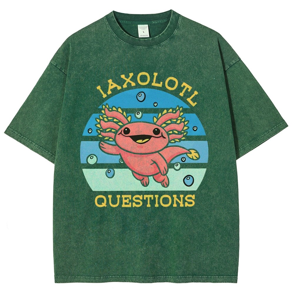 I axolotl questions Vintage Distressed T-shirt