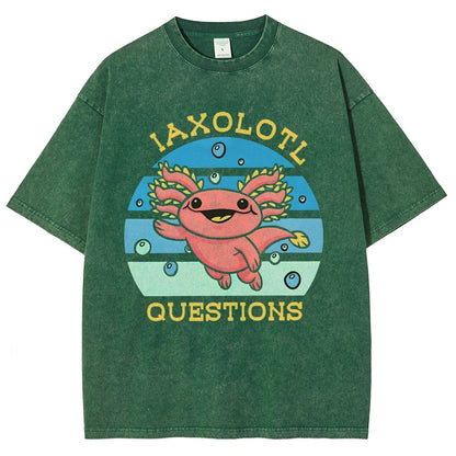 I axolotl questions Vintage Distressed T-shirt