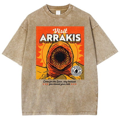 Come For The Spice Vintage Distressed T-shirt