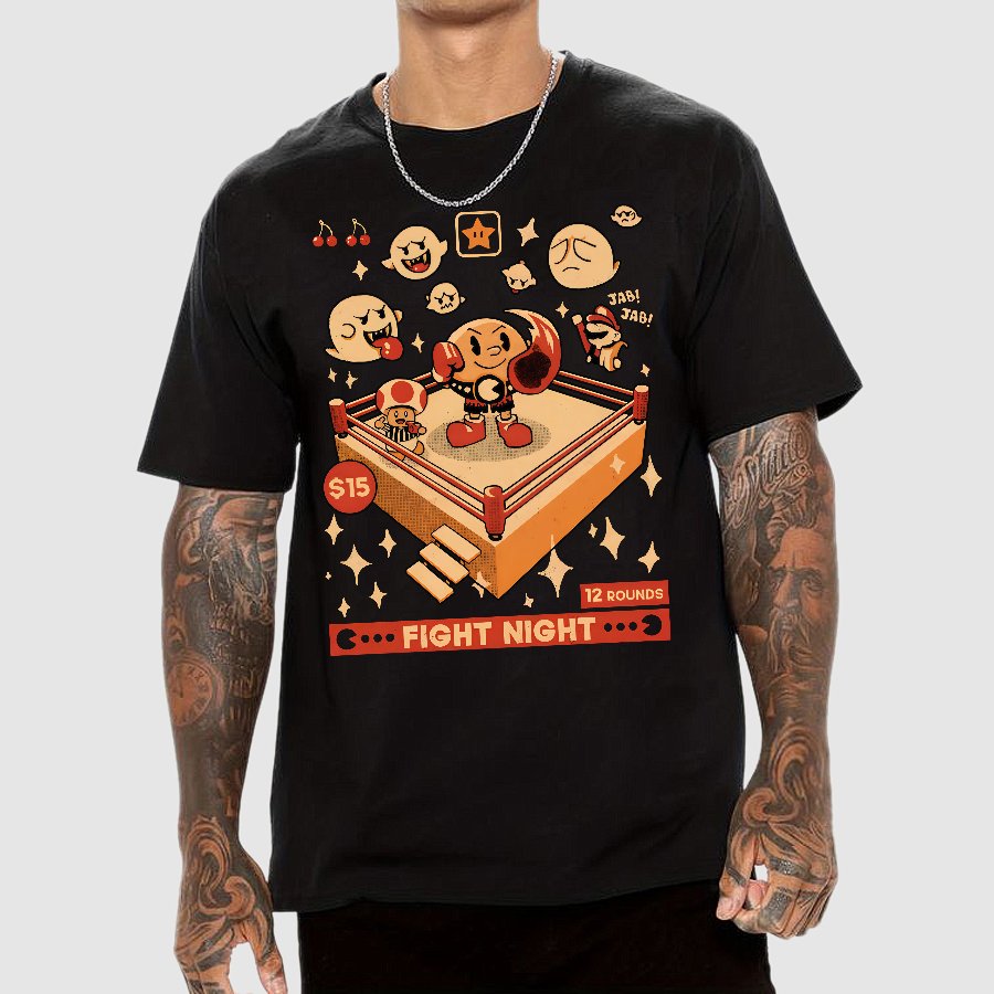 Retro Arcade Showdown Geek T-Shirt
