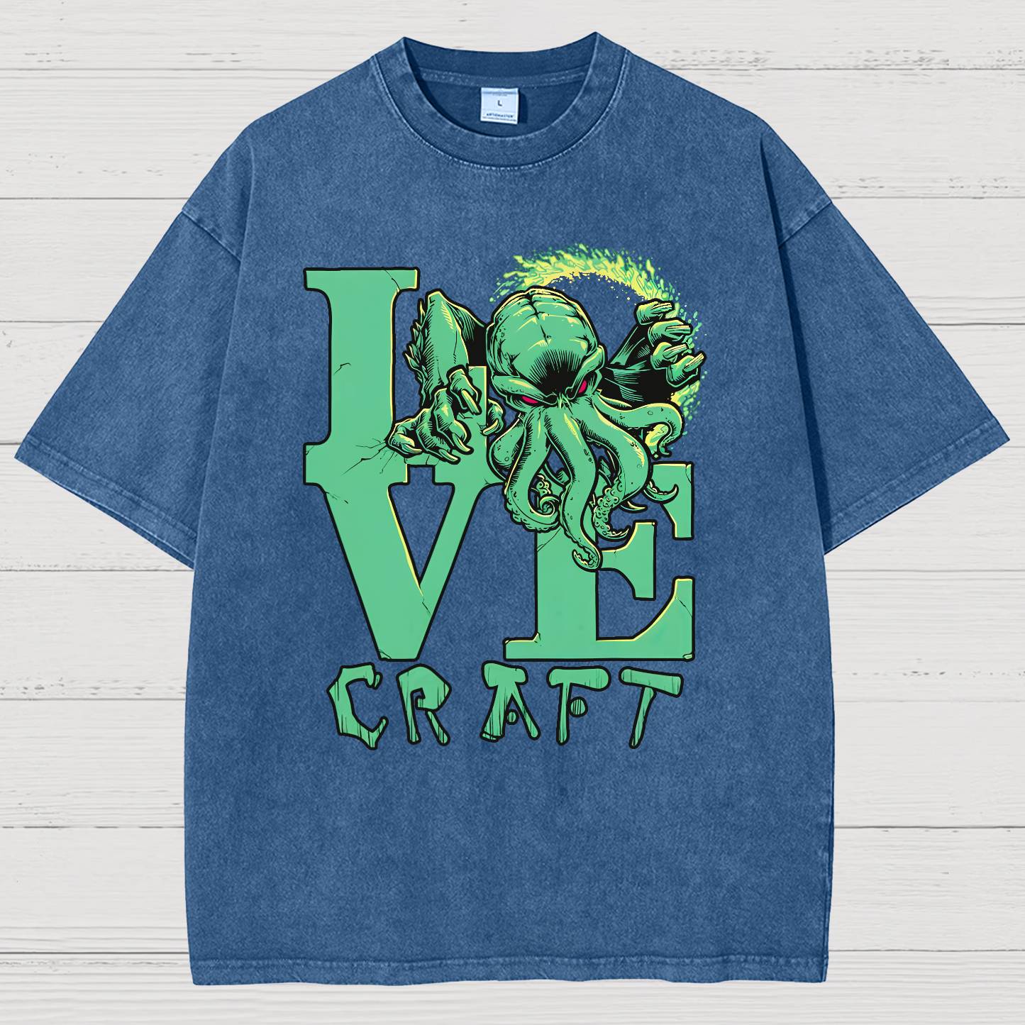 Cthulhu Vintage Distressed T-shirt