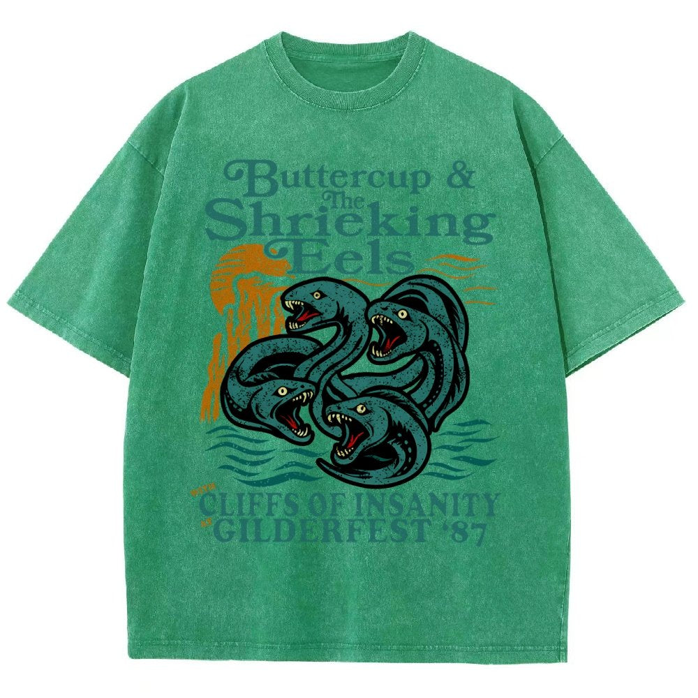 Buttercup & the Shrieking Eels at Harmonyfest Vintage Distressed T-shirt