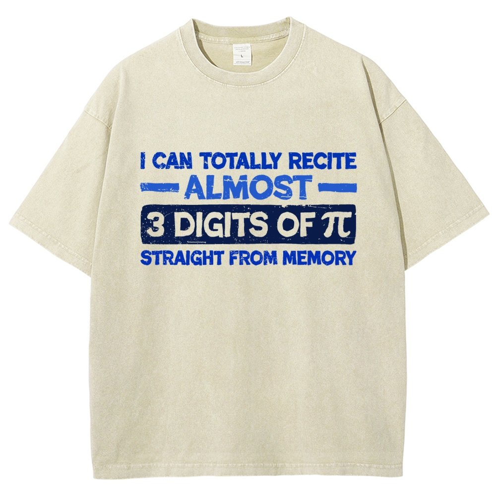 3 Digits Of Pi Vintage Distressed T-shirt