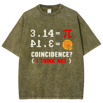 3.14 = pi coincidence (i think not) Vintage Distressed T-shirt