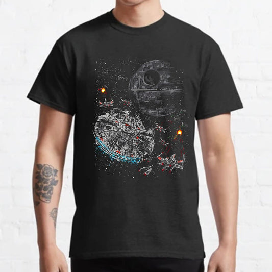 Epic Space Battle Geeky T-Shirt