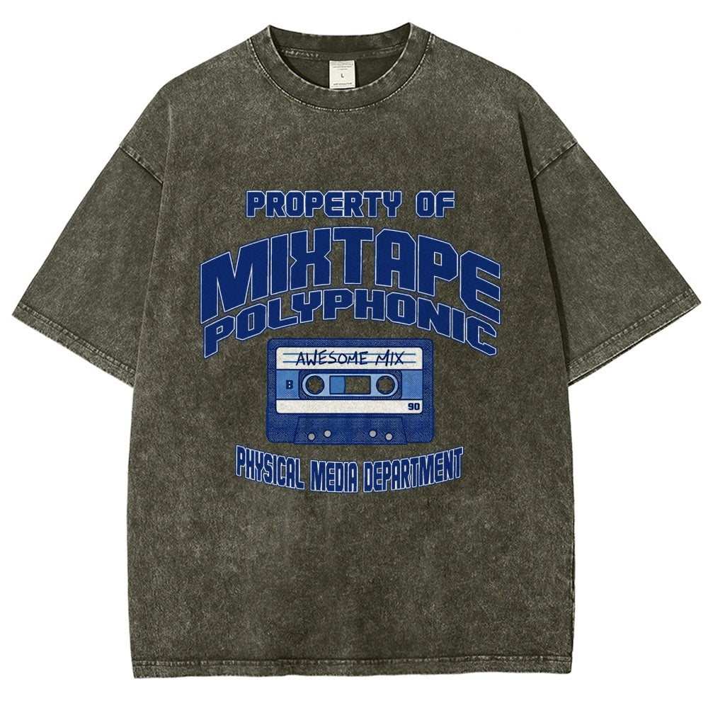 Property of Mixtape Polyphonic Vintage Distressed T-shirt