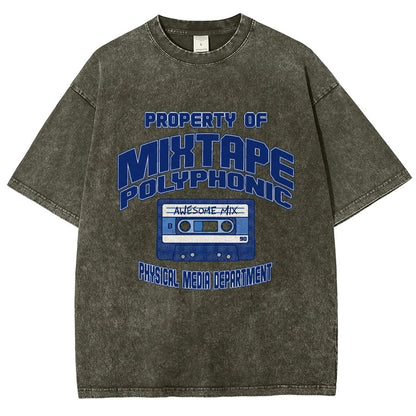 Property of Mixtape Polyphonic Vintage Distressed T-shirt