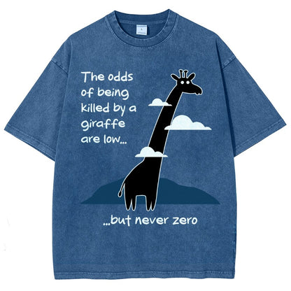 Killer Giraffe Vintage Distressed T-shirt