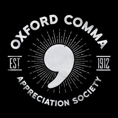 Oxford Comma Geek T-Shirt