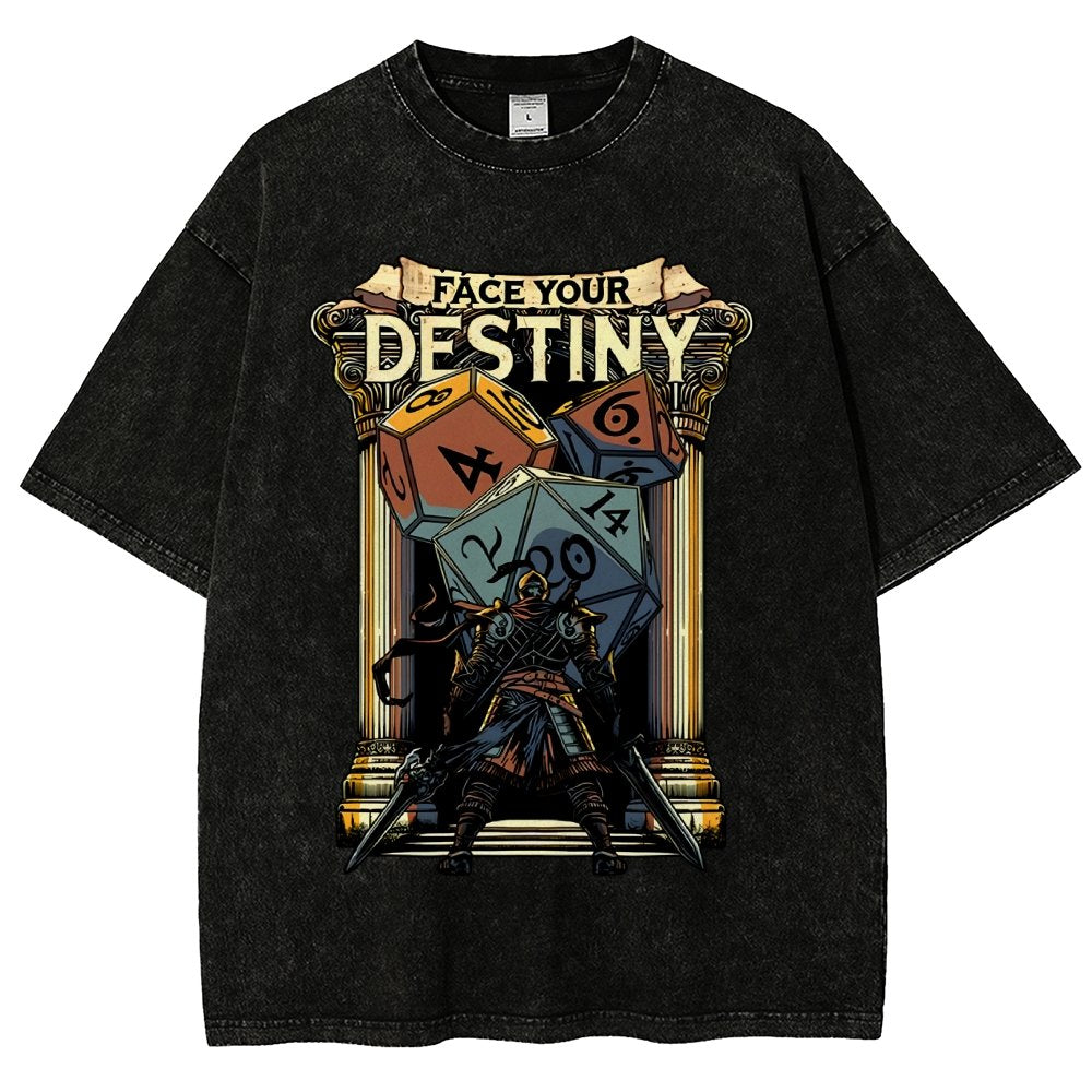 Face your destiny Vintage Distressed T-shirt