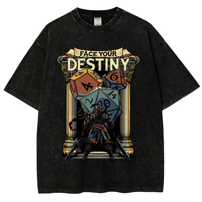 Face your destiny Vintage Distressed T-shirt