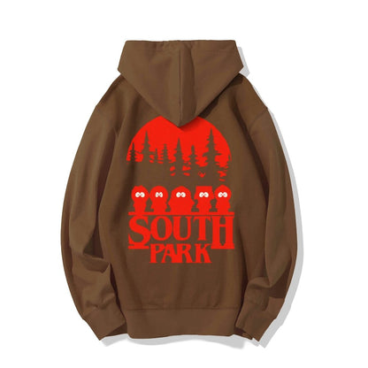 Stranger Park Inspired Art Printed Back Unisex Cotton Hoodie