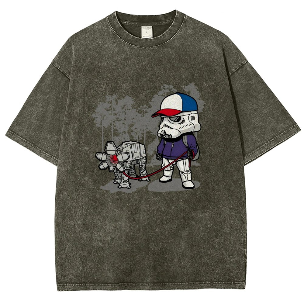 Stranger Duo Vintage Distressed T-shirt