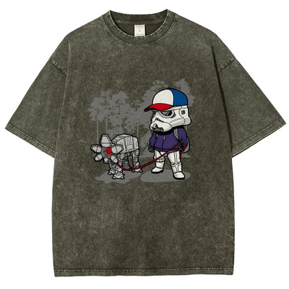 Stranger Duo Vintage Distressed T-shirt