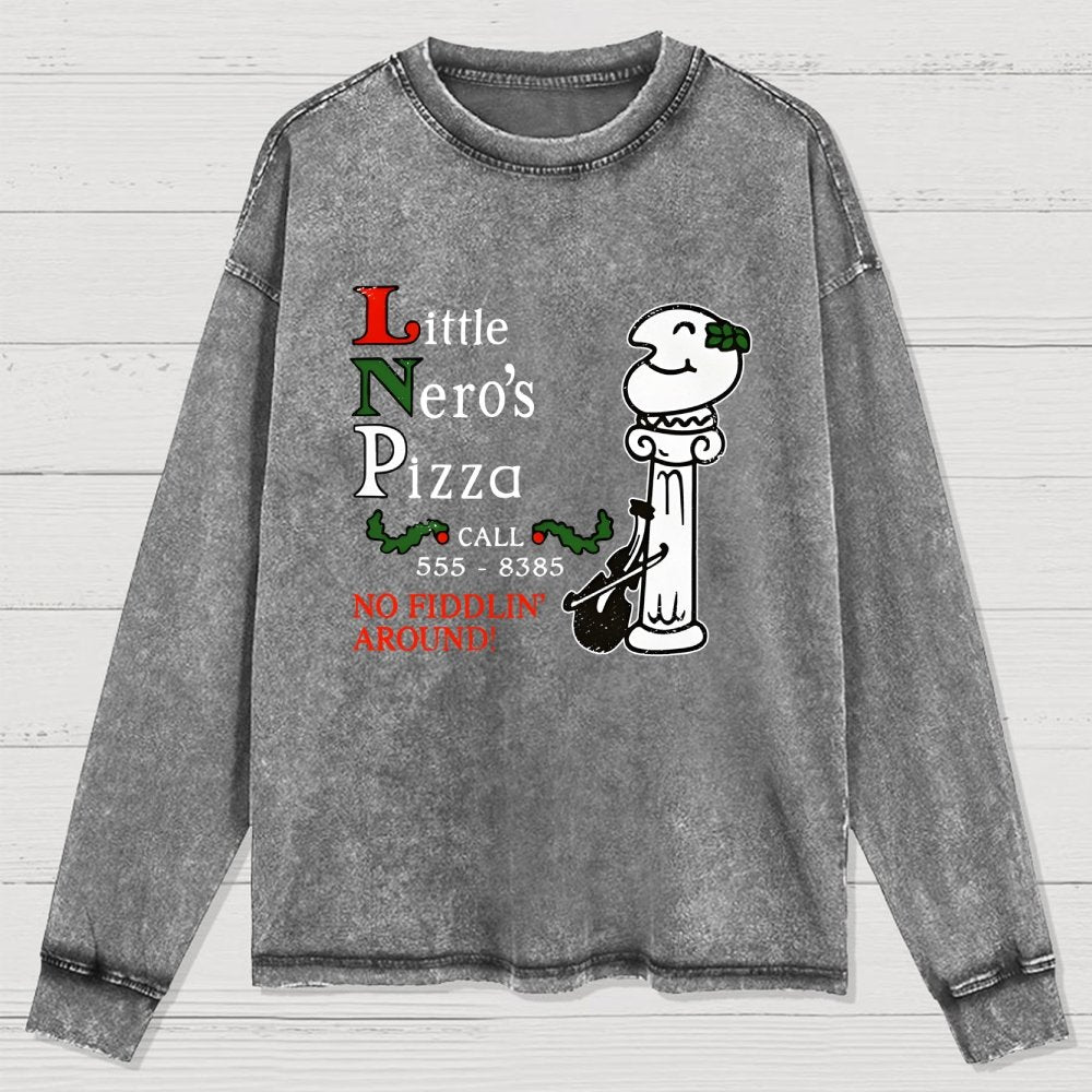 Local Pizza Joint Washed Long Sleeve Tee