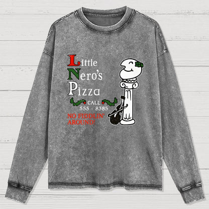 Local Pizza Joint Washed Long Sleeve Tee