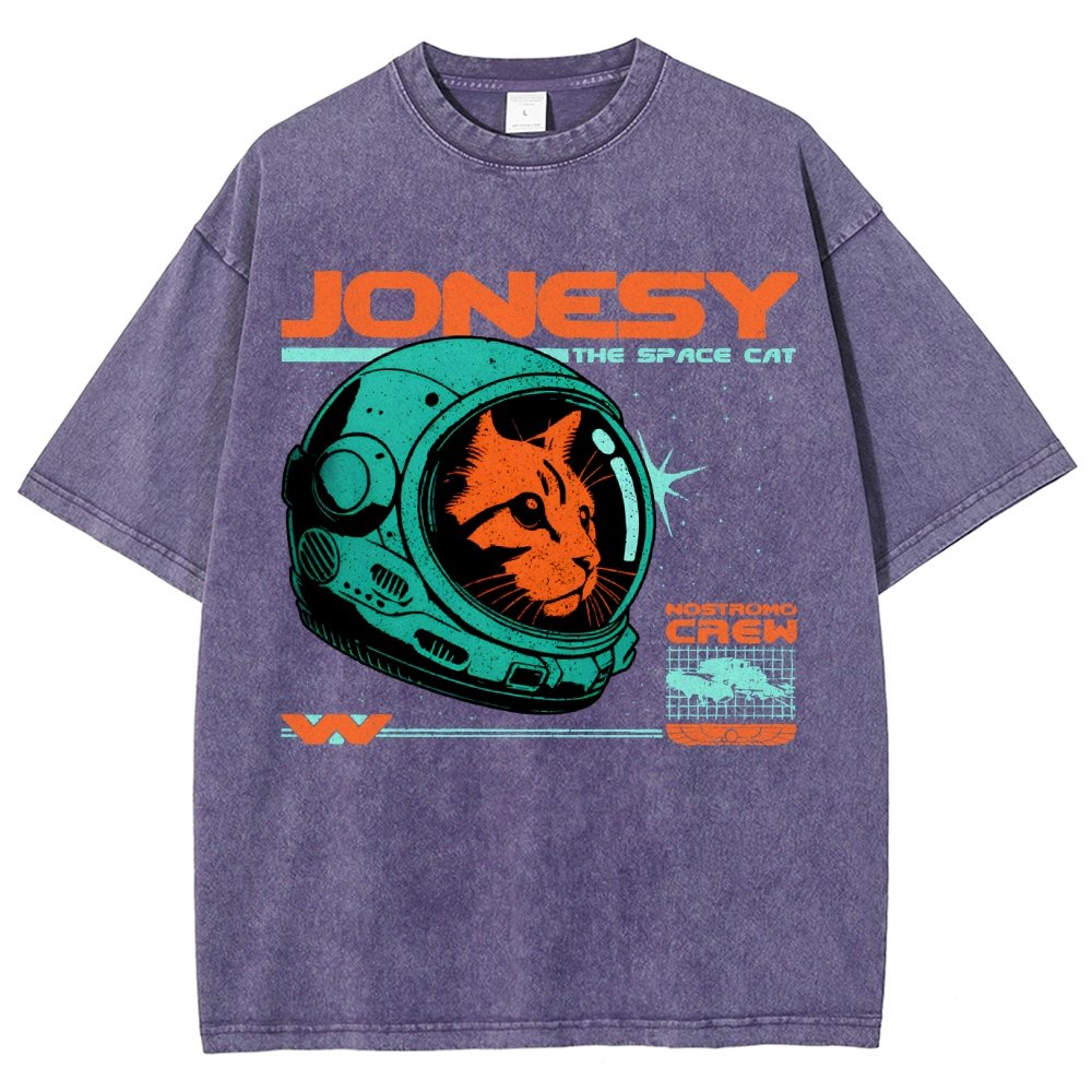 Jonesy The Space Cat Vintage Distressed T-shirt