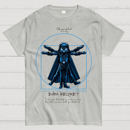 Vitruvian Helmet Geek T-Shirt