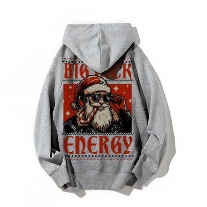 Big Nick Energy Printed Back Unisex Cotton Hoodie