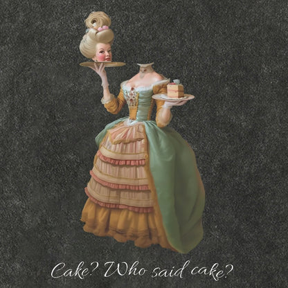 Let Them Eat Cake Vintage Distressed T-shirt