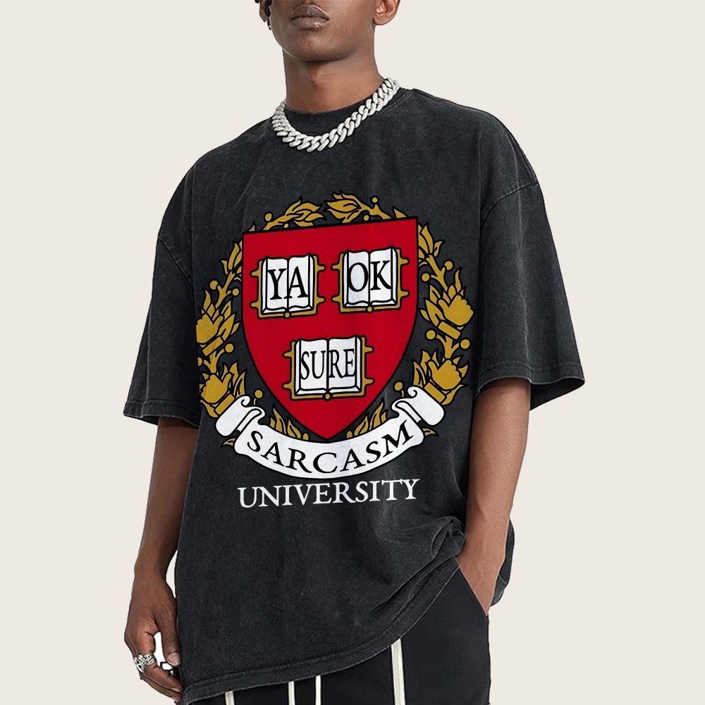 Ivy League Sarcasm Vintage Distressed T-shirt