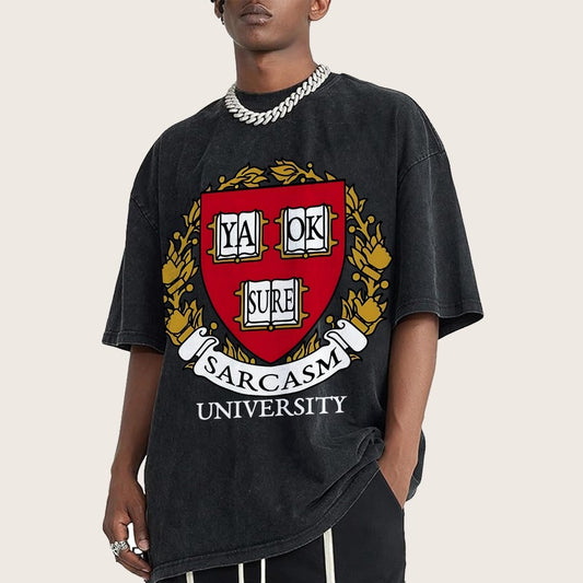 Ivy League Sarcasm Vintage Distressed T-shirt