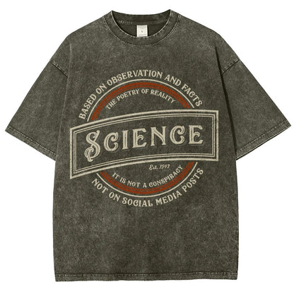 Old-Timey Science Vintage Distressed T-shirt