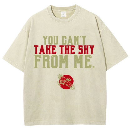 Serenity Front Vintage Distressed T-shirt