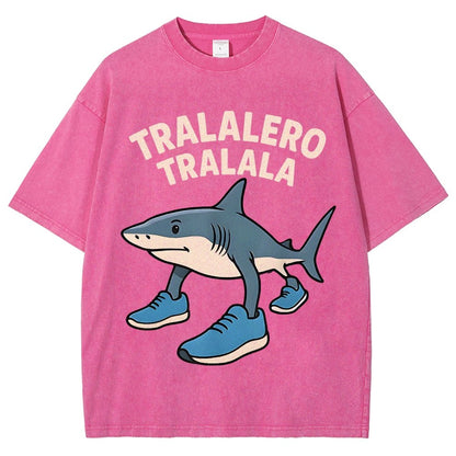 Tralalero Tralala Vintage Distressed T-shirt