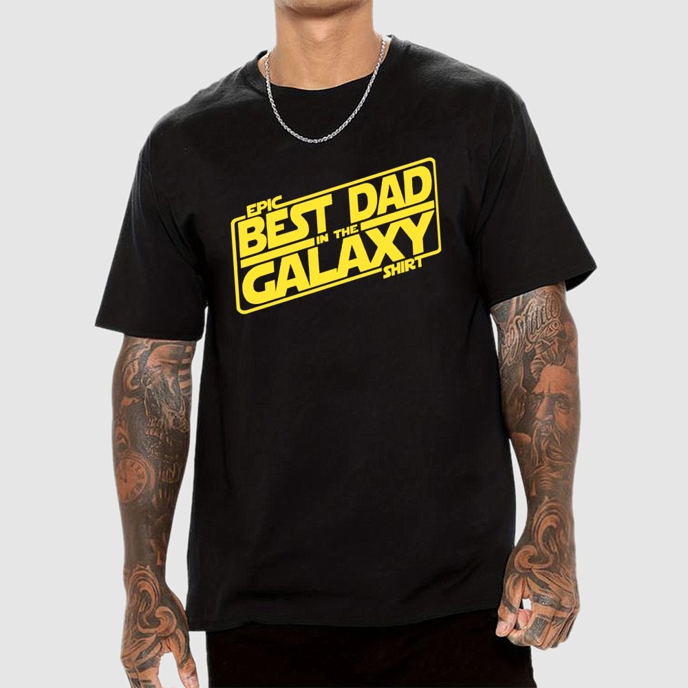 Best Dad In The Galaxy Geek T-Shirt