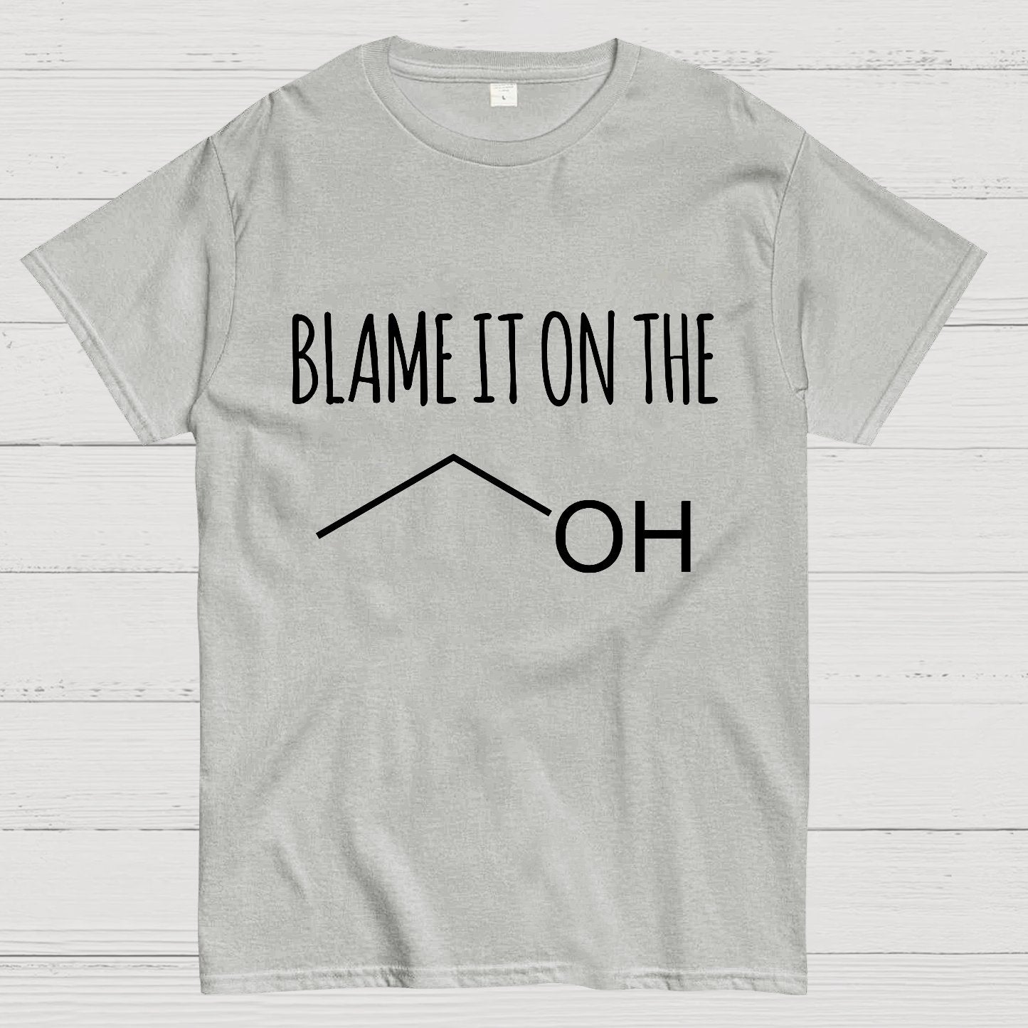 Blame It On The Alcohol Geeky T-Shirt