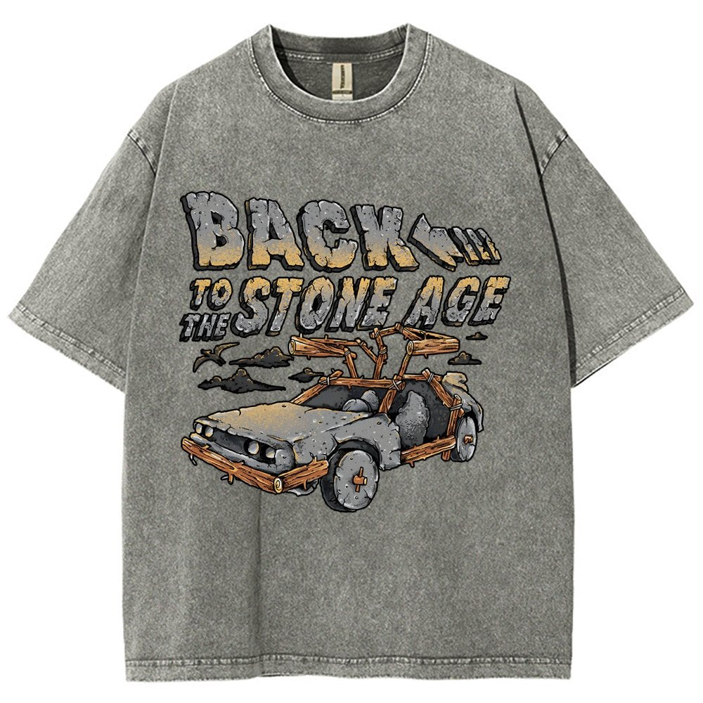 STONE AGE Vintage Distressed T-shirt