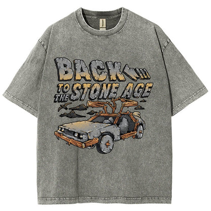 STONE AGE Vintage Distressed T-shirt