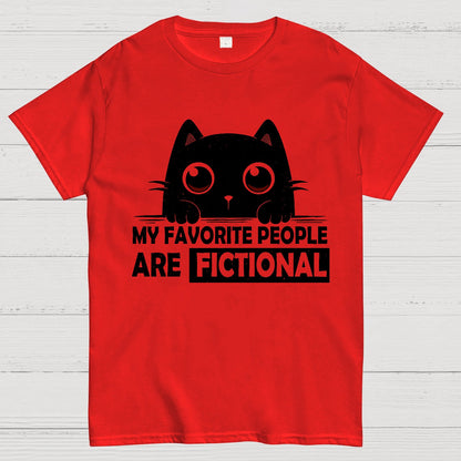 My Favorite People Are Fictional by Edesigns Geeky T-Shirt