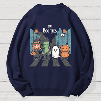 Funny Halloween Bootles Geek Cotton Sweatshirt