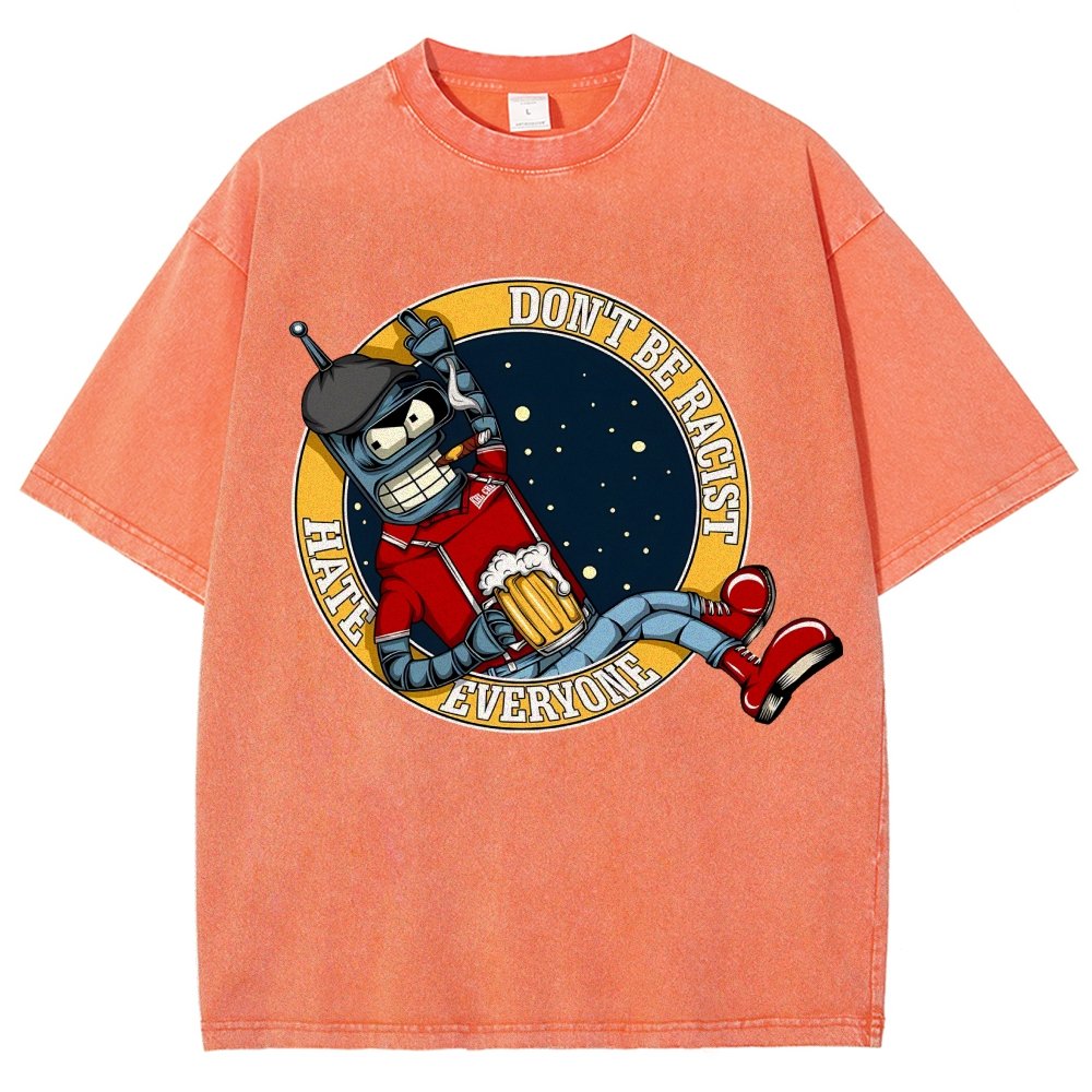 Don't Discriminate Against Race Vintage Distressed T-shirt
