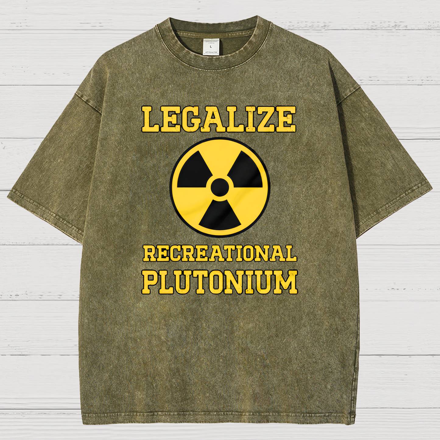 Legalize Recreational Plutonium Vintage Distressed T-shirt
