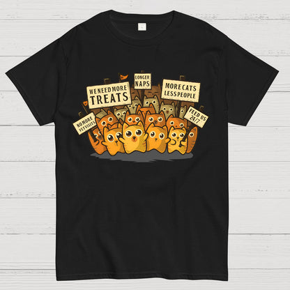 Kitten Protest Geek T-Shirt
