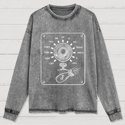 F-bomb Selector Remix Washed Long Sleeve Tee