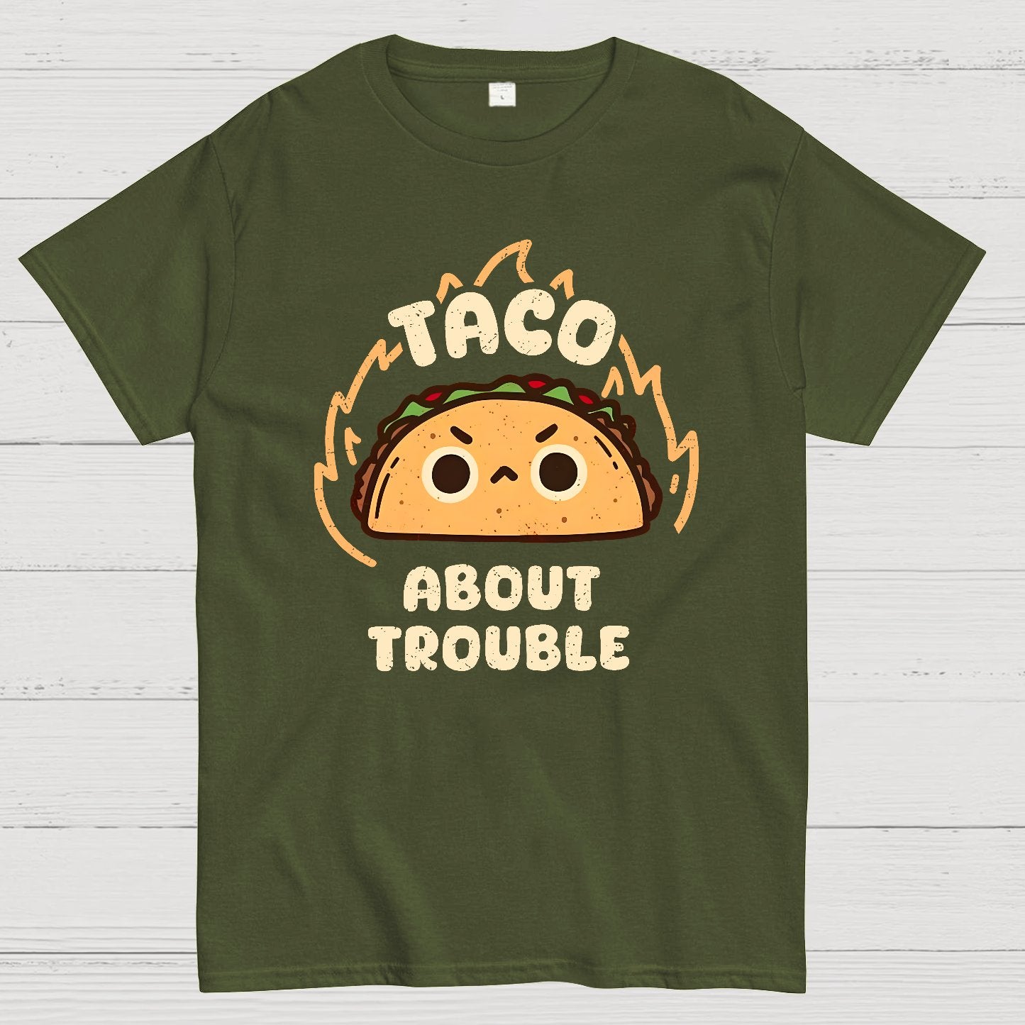 Taco About Trouble Geek T-Shirt