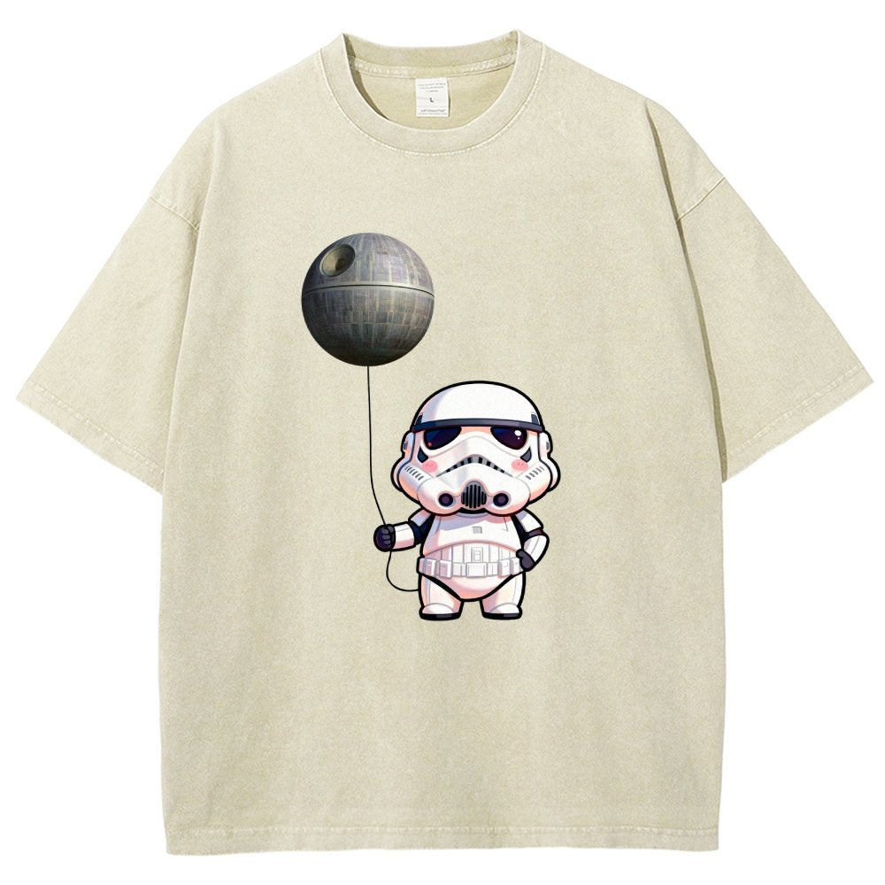 Soldiers playing with balloons Vintage Distressed T-shirt