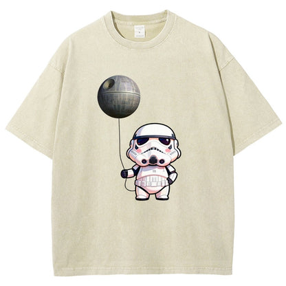 Soldiers playing with balloons Vintage Distressed T-shirt
