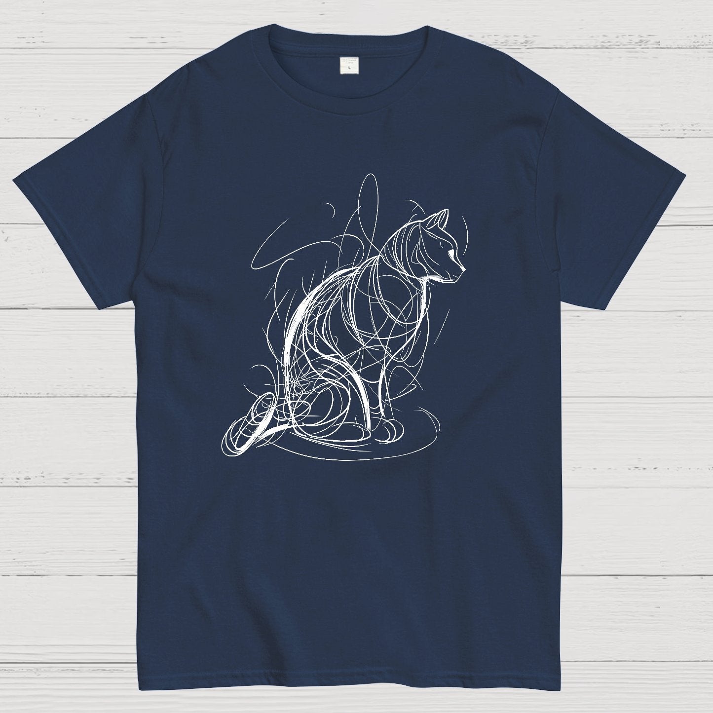 Cat Lines Geek T-Shirt