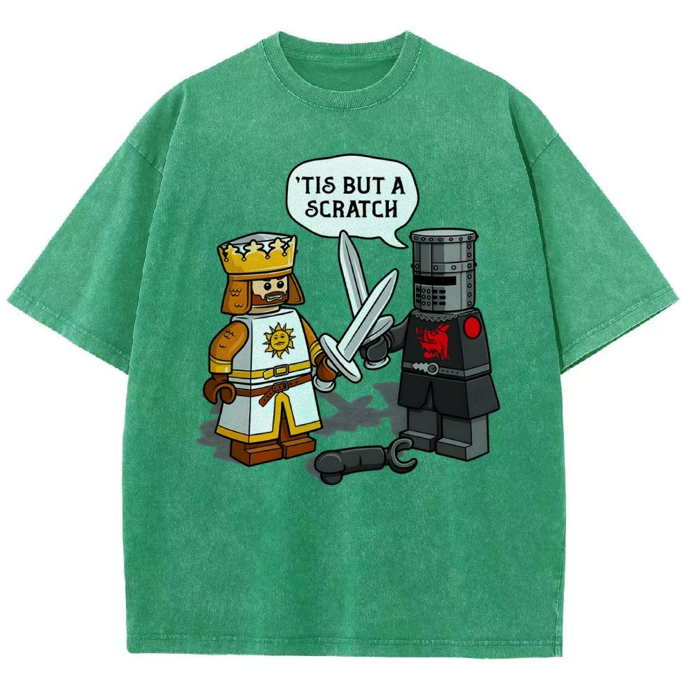 King Vs Knight Vintage Distressed T-shirt