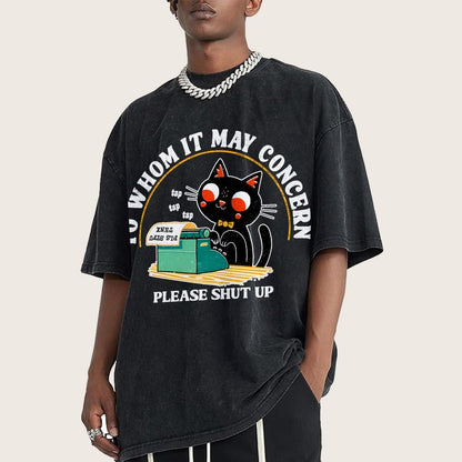 To Whom It May Concern Vintage Distressed T-shirt